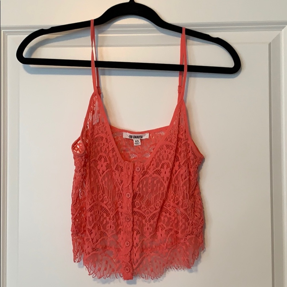 BB Dakota Lace Crop Top